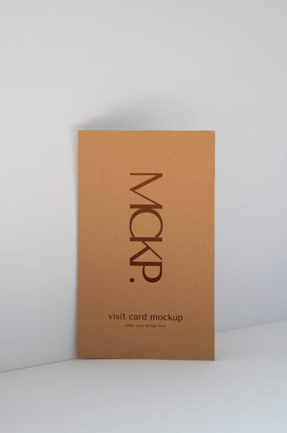 Free Camel And Nude Visits Card Mockup Psd