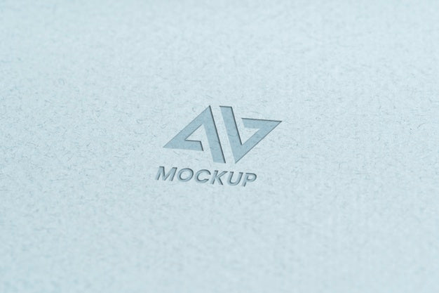 Free Capital Letter Mock-Up Logo Design Psd