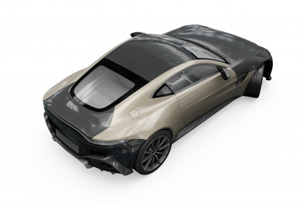 Free Car Mock-Up Isolated Design Psd