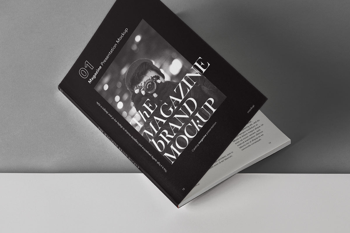 Free Catalog Psd Magazine Mockup