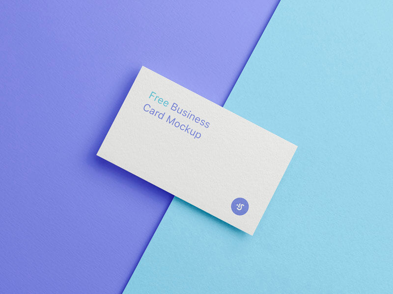 Free Changeable Сolors Business Cards Mockups