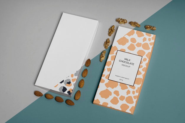 Free Chocolate Packaging Mockup Psd