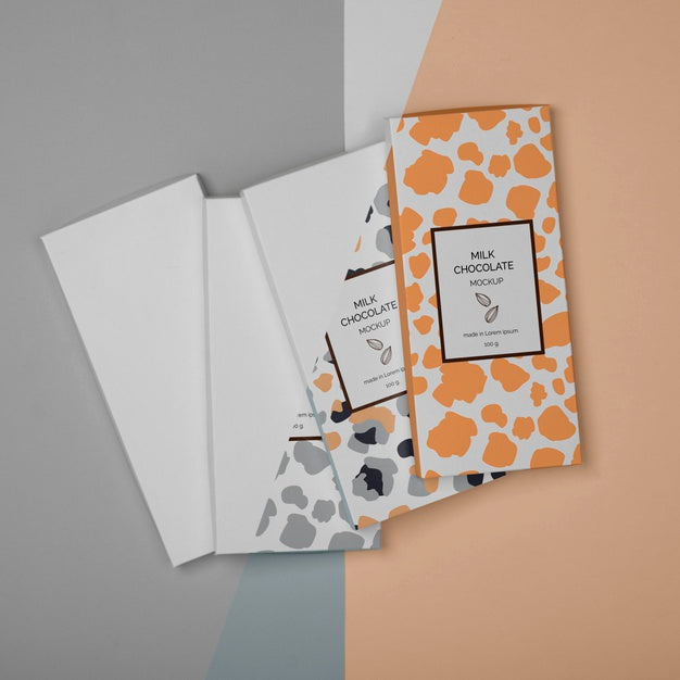 Free Chocolate Packaging Mockup Psd