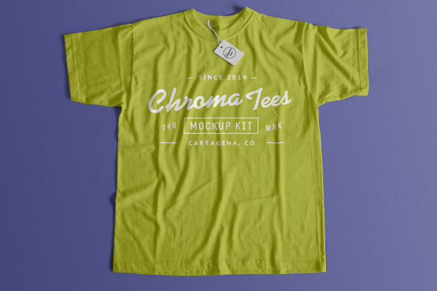 Free Chromatees Tshirt Mockup Psd
