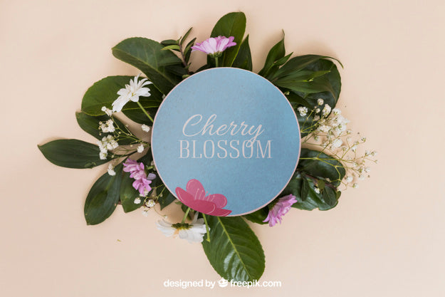 Free Circular Spring Mockup Psd