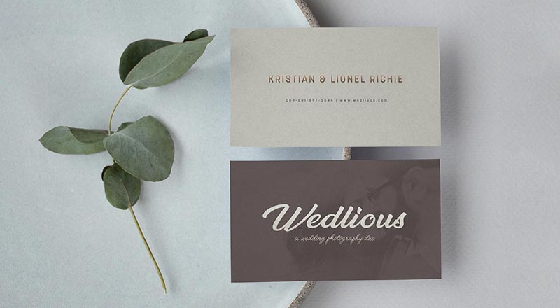 Free Classic Business Card Mockup Psd