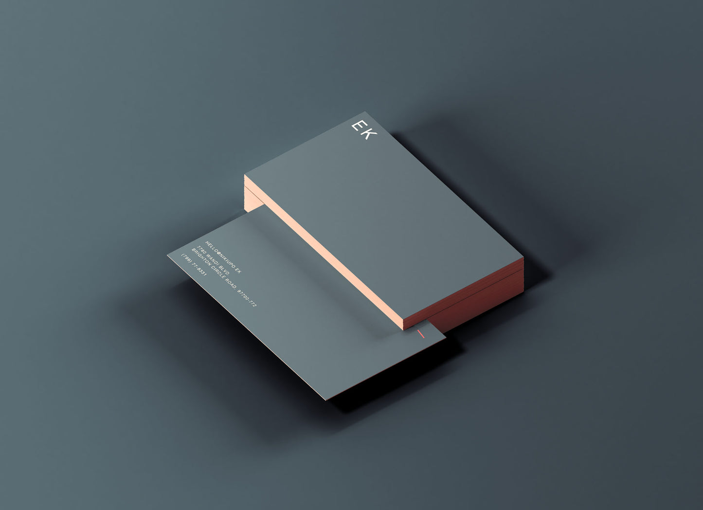 Free Classic Business Card Mockup