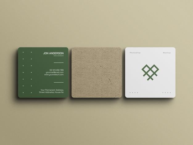 Free Clean Business Card Mockup Psd