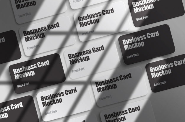 Free Clean Business Card Mockup Template Psd Psd