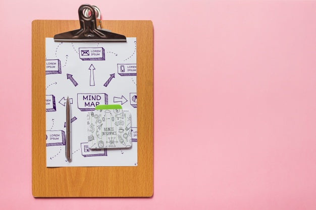 Free Clipboard Mockup Psd