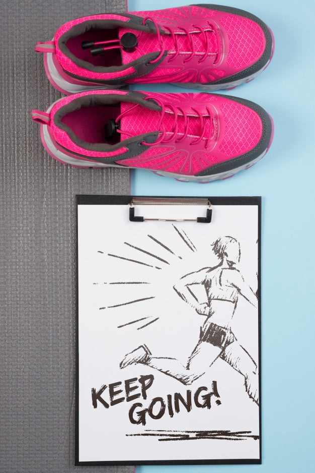 Free Clipboard Mockup With Fitness Concept Psd