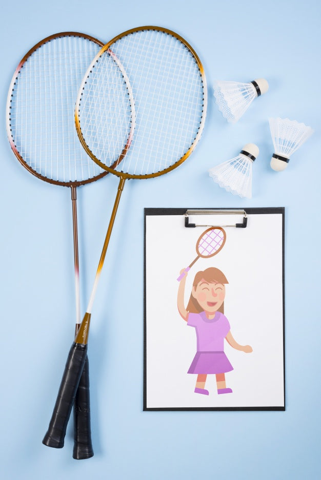 Free Clipboard Mockup With Fitness Concept Psd