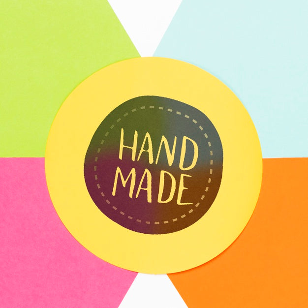 Free Colorful Artistic Frame With Mock-Up Psd