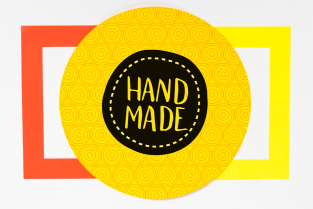 Free Colorful Artistic Frame With Mock-Up Psd