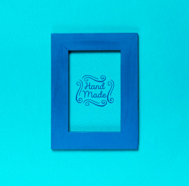 Free Colorful Artistic Frame With Mock-Up Psd