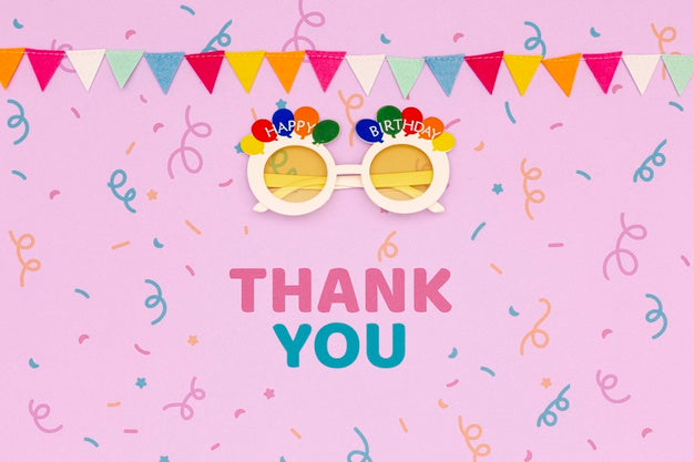Free Colorful Concept With Thank You Message Psd