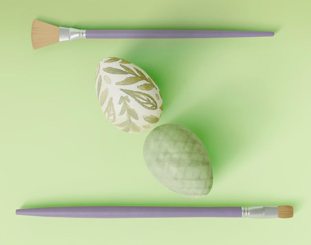 Free Colorful Easter Concept Mock-Up Psd