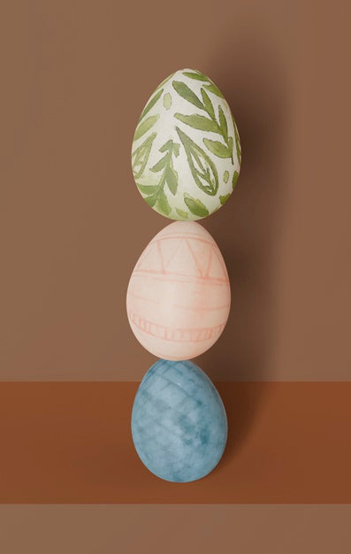 Free Colorful Easter Concept Mock-Up Psd