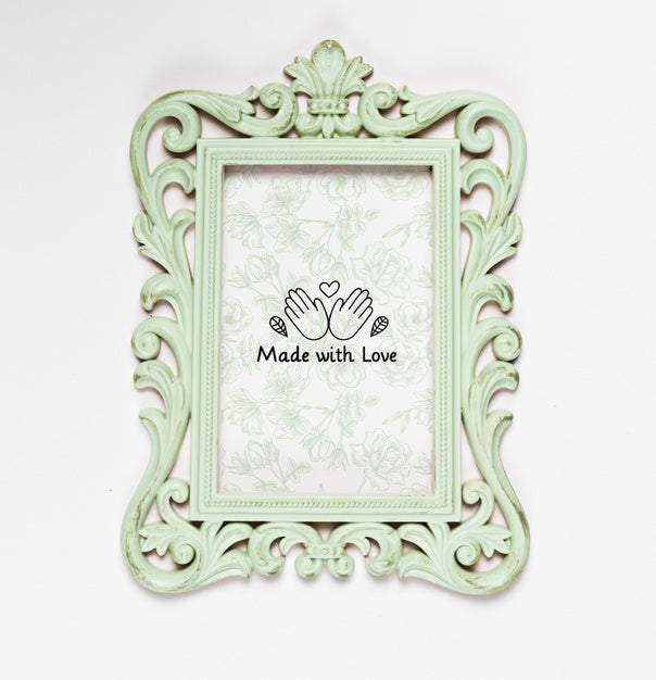 Free Colorful Handmade Frame With Mock-Up Psd