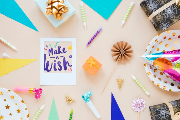 Free Colorful Happy Birthday Concept Psd