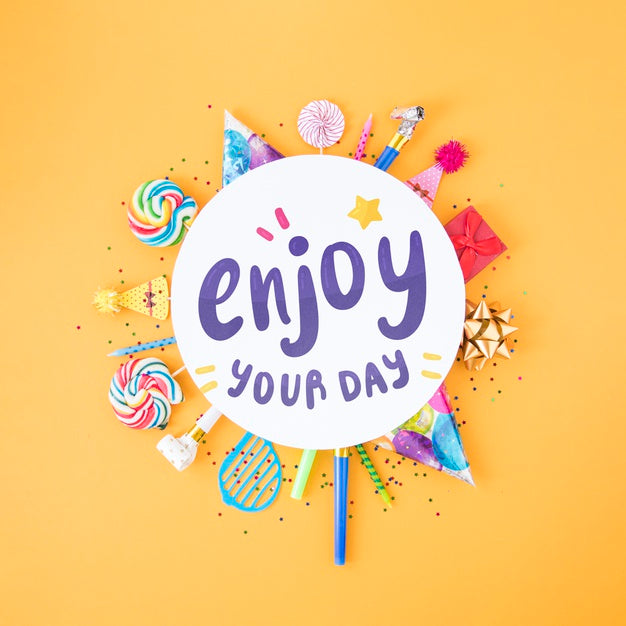 Free Colorful Happy Birthday Concept Psd