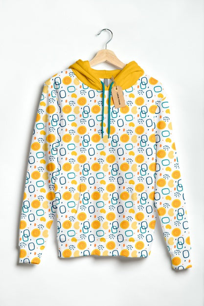 Free Colorful Shirt Concept Mock-Up Psd