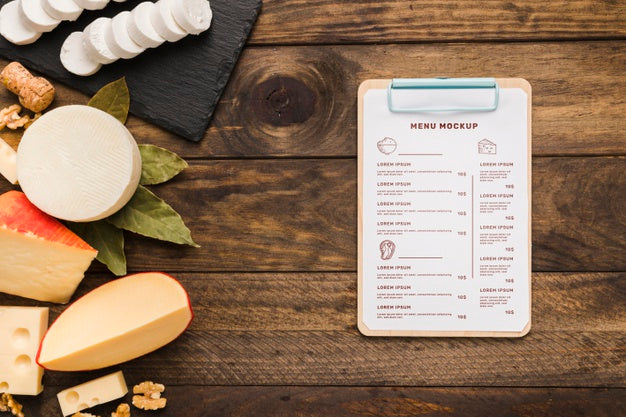 Free Composition Of Delicious Types Of Food Psd