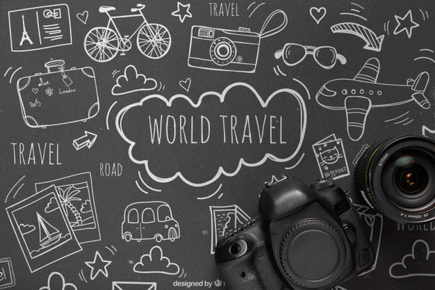 Free Copy-Space Camera For Photos Psd