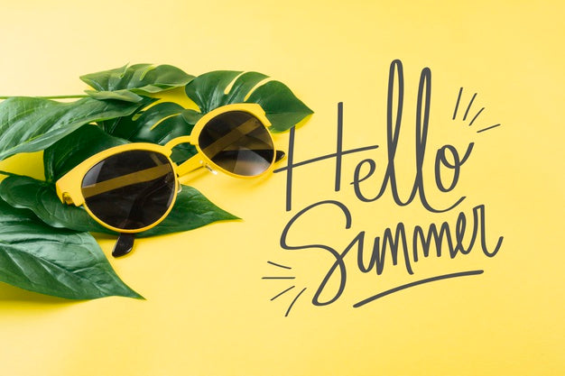 Free Copyspace Mockup For Summer Concepts Psd