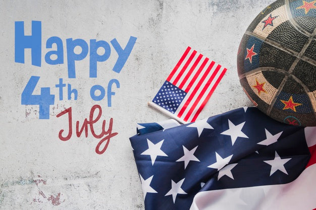 Free Copyspace Mockup For Usa Independence Day Psd