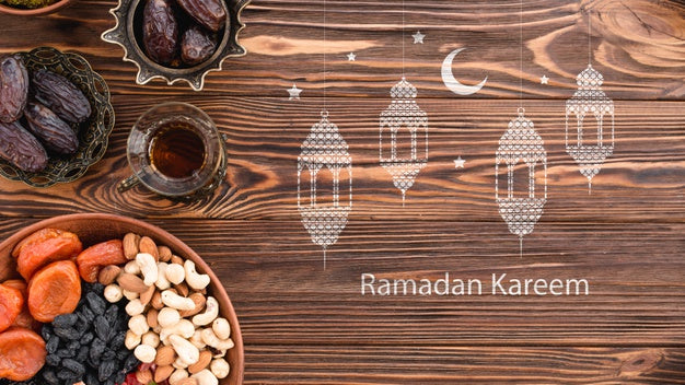 Free Copyspace Mockup With Ramadan Concept Psd