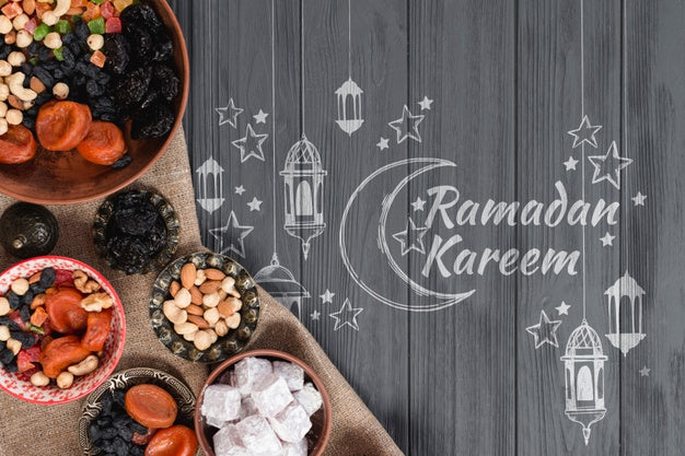 Free Copyspace Mockup With Ramadan Concept Psd
