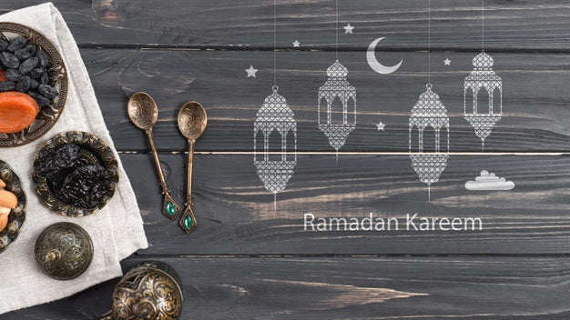 Free Copyspace Mockup With Ramadan Concept Psd