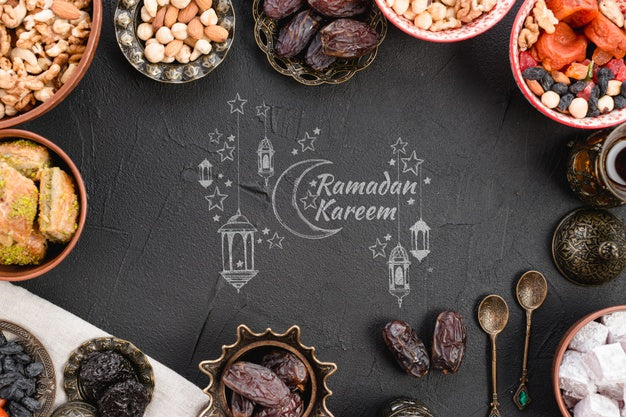 Free Copyspace Mockup With Ramadan Concept Psd