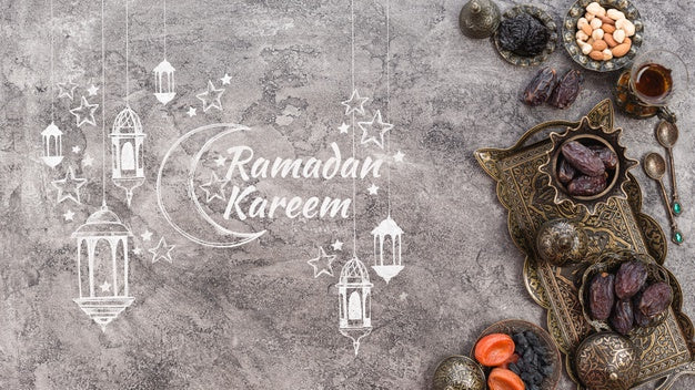 Free Copyspace Mockup With Ramadan Concept Psd