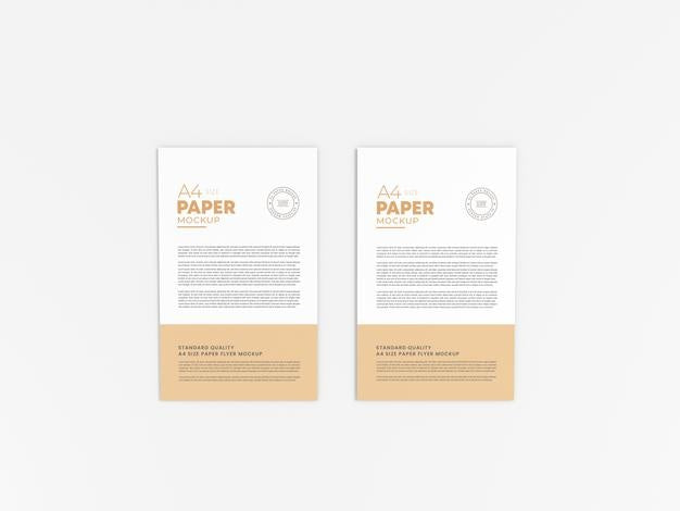 Free Corporate A4 Letterhead Stationery Mockup Psd