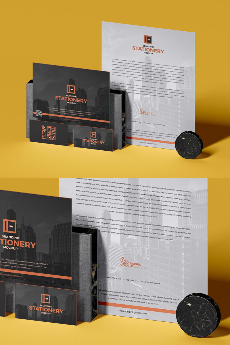 Free Corporate Brand Identity Stationery Mockup