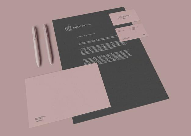 Free Corporate Stationery Set Mockup Psd