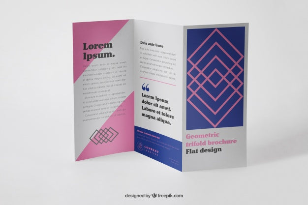 Free Corporate Trifold Brochure Mockup Psd