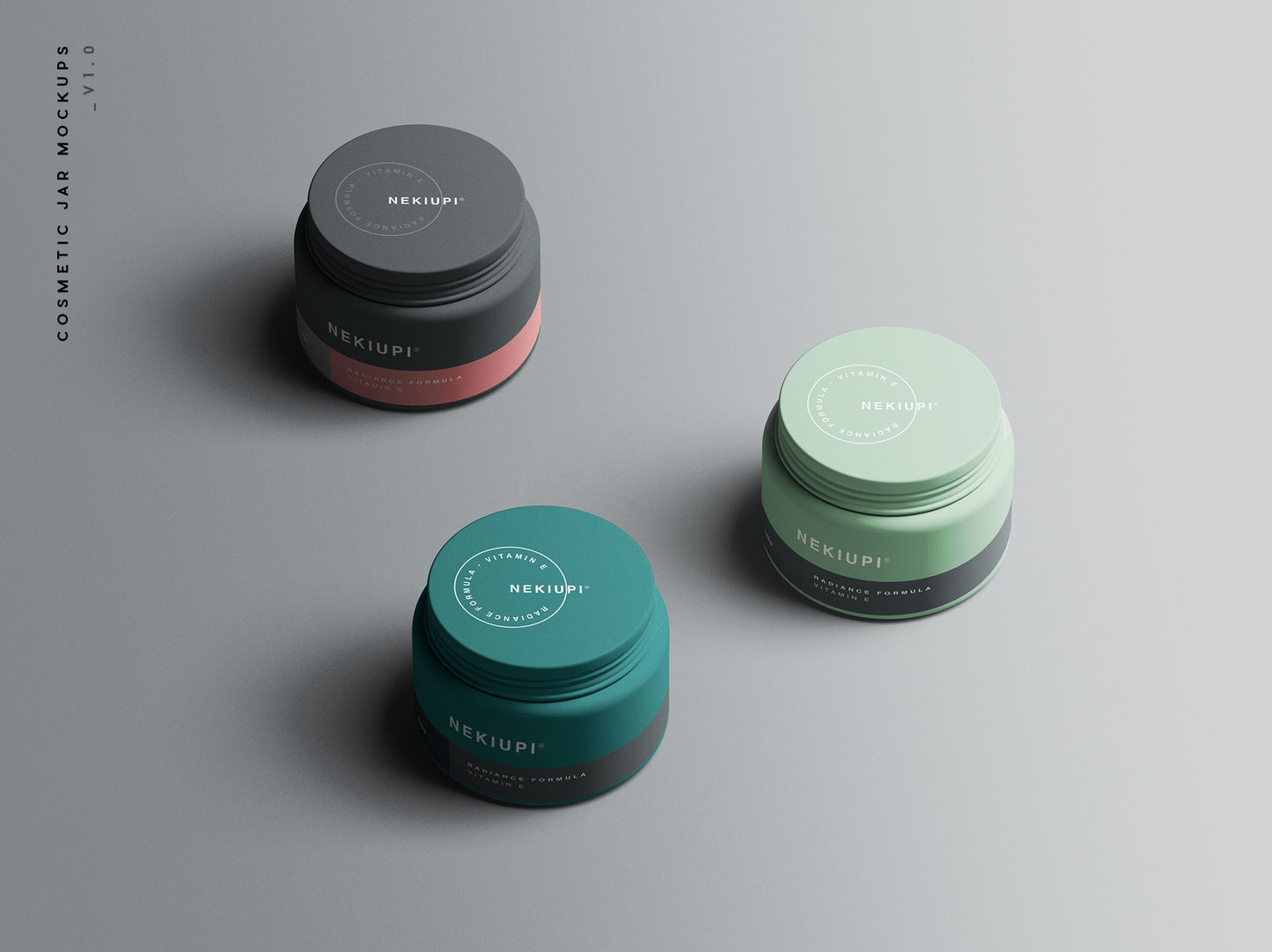 Free Cosmetic Jar Mockups