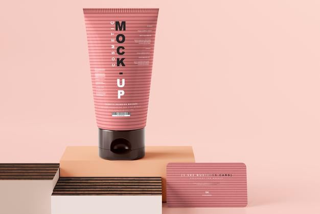 Free Cosmetic Tube Mockup Psd