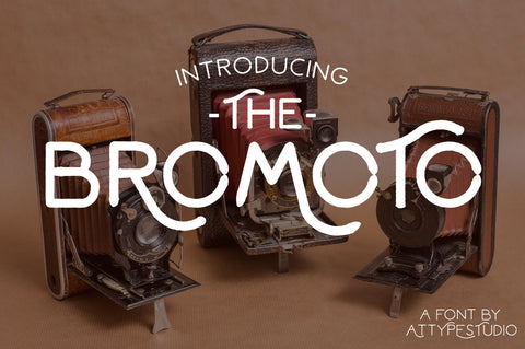 Free Bromoto Display Font