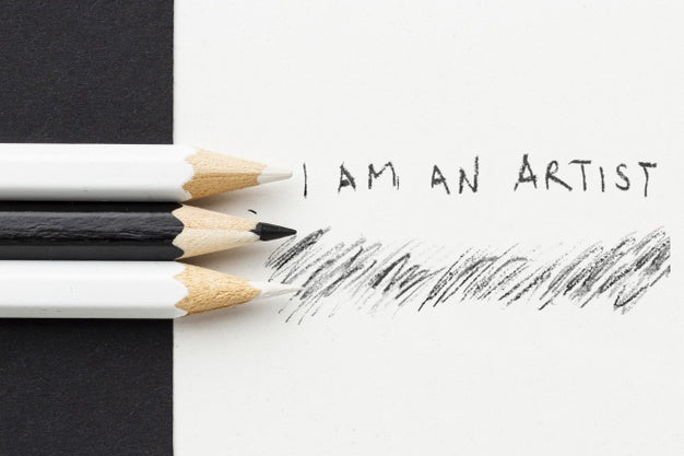 Free Crayons With Positive Quote Psd