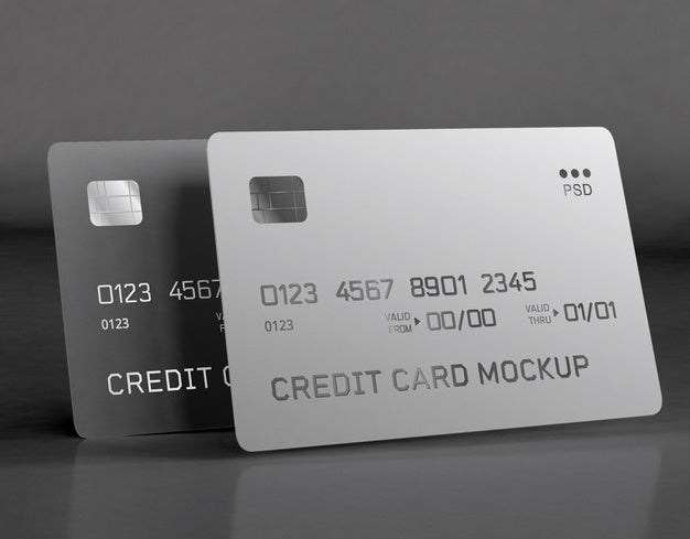 Free Credit Card Mockup Psd