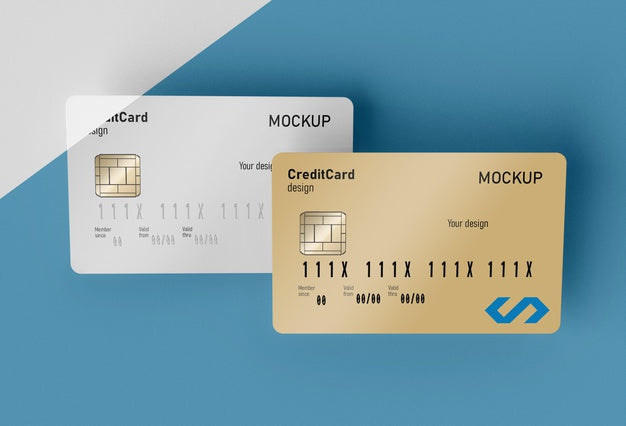 Free Credit Card Mockup Psd