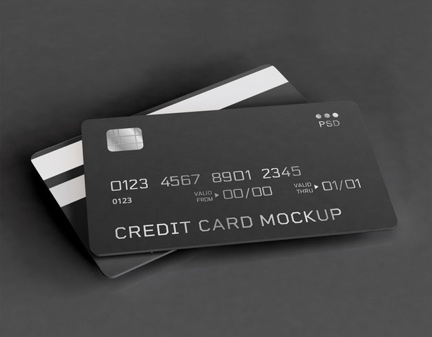 Free Credit Cards Mockup Psd