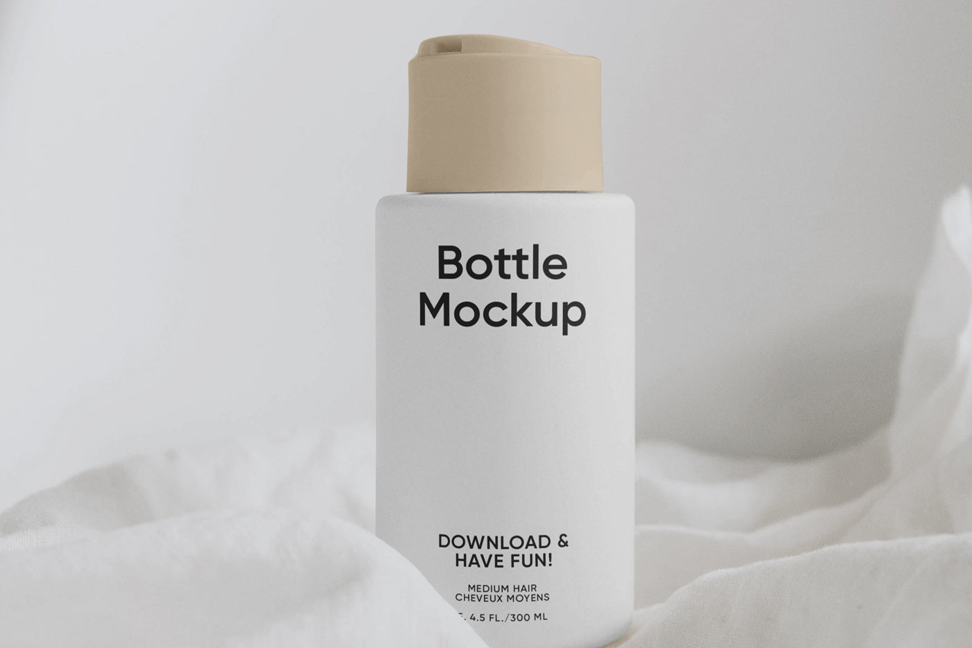Free Creme Bottle Psd Mockup