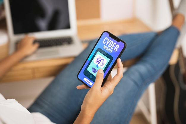 Free Cyber Online Marketing Design Psd