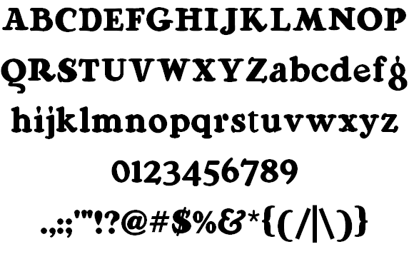 Free Ragg Mopp NF Font