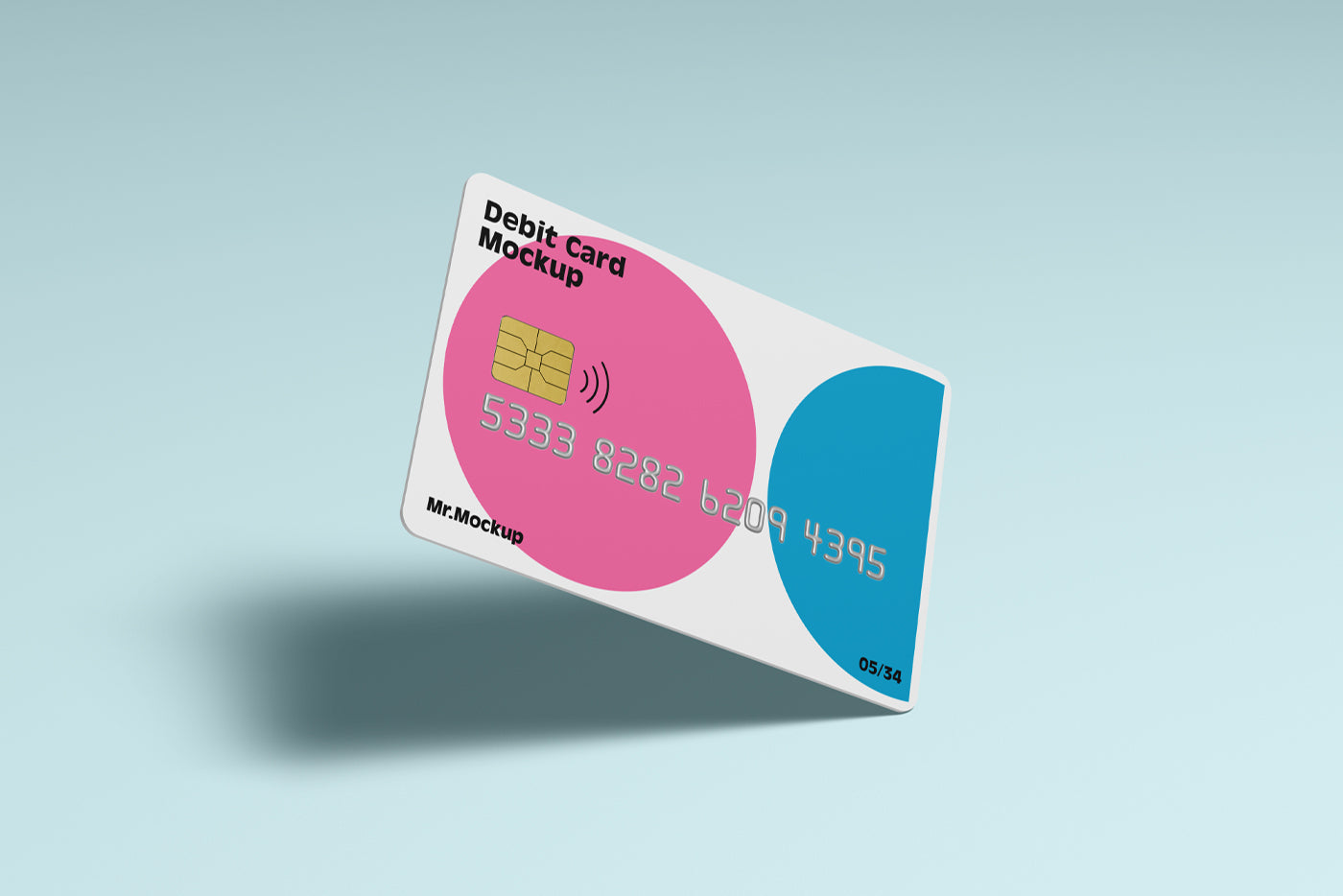 Free Debit Card Mockup